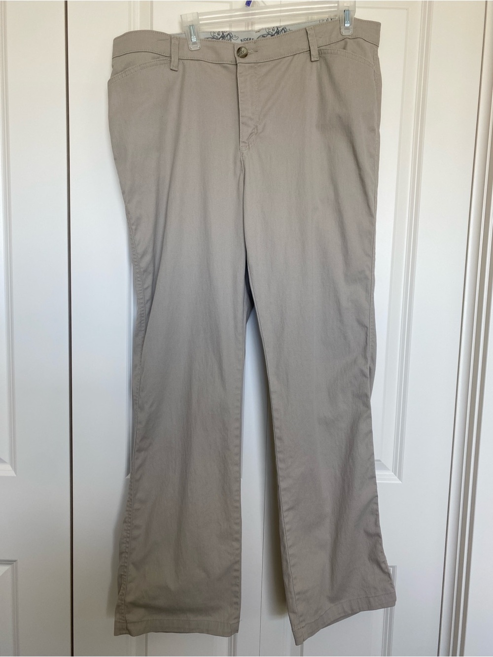 EUC Riders by Lee Women's Straight-Leg Khaki Pants - Light Taupe